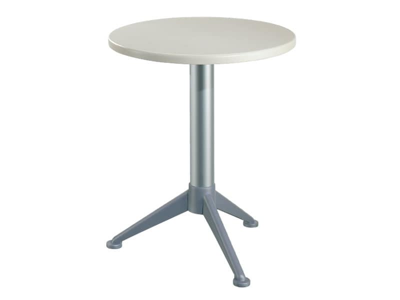 Table Ø 60 cod. 04/BG3A, Round table for outdoor bars and restaurants