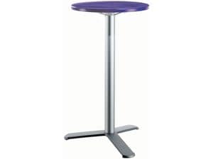 Table Ø 60 h 110 cod. 08/BG3L, Contemporary high side table for Snack bar