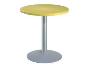 Table  72 cod. 03/BT54, Round table for bars with polymer top