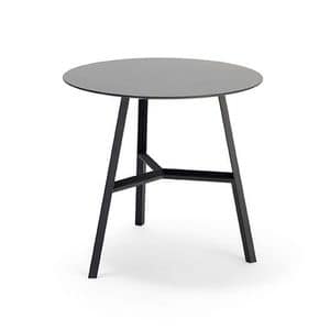 Tool, Round table with three legs, essential, for bars