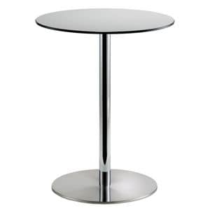 Voil� round h75, Bar table, round top in HPL, available in different sizes