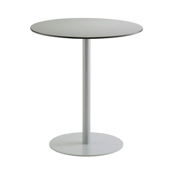 Voilà round h75, Bar table, round top in HPL, available in different sizes