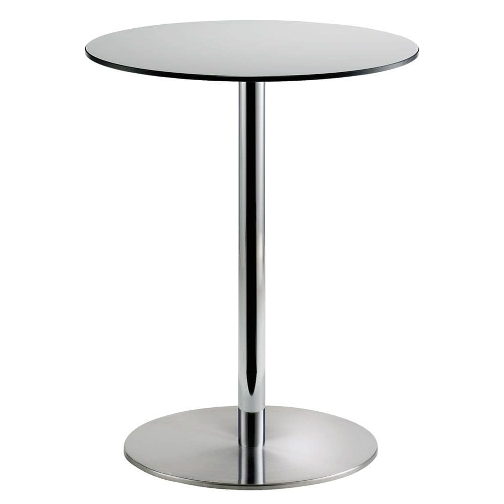 Voilà round h75, Bar table, round top in HPL, available in different sizes