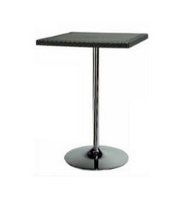 3068, High table for Bar with polymer top and round base