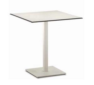 art. 4402-Inox, Table for icecream parlour, with stainless steel base