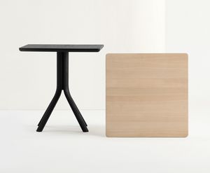ART. 480 PECK, Solid wood table for restaurant and bar