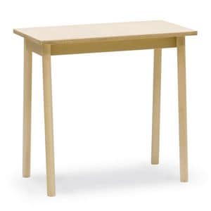 Coffee Table Desk, Coffee table in beech wood, ideal for bars and taverns