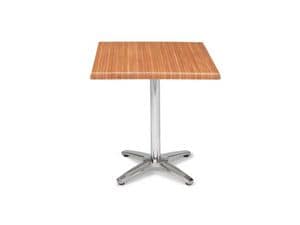 FT 048, Folding bar table, square werzalit top