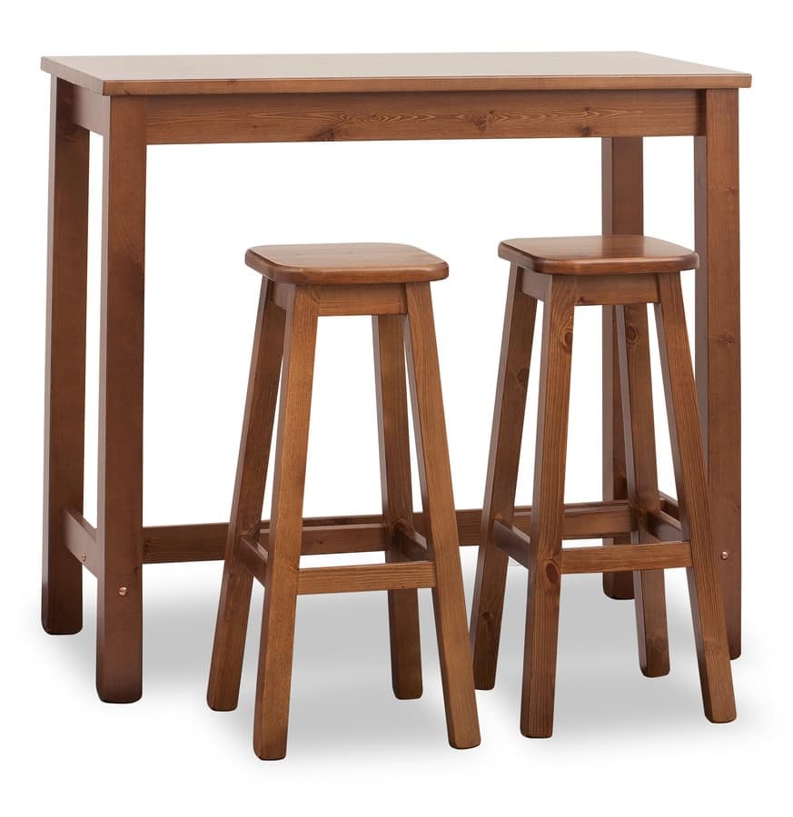 High Table For Bars Rectangular Made, Rectangular Bar Table And Stools