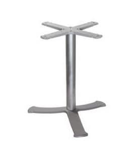 3 ped base cod. BPG3K, Base for bar table, with 3 feet, in aluminum