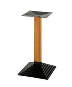 905, Metal square base for table, for wine bar and hotel