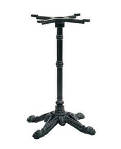 908 4 legs, Cast iron base for bar tables, with 4-spoke