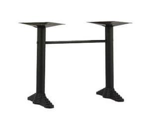 910, Bases for bar table, with 2 metal columns