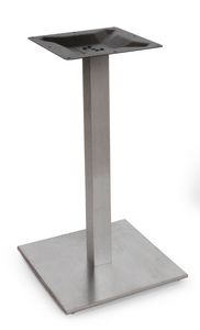 Art. 1038 Kuadretta, Satin stainless steel base, for bar and restaurant tables