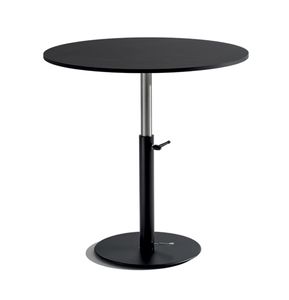 Art.290/Gas+Lever, Round table base, adjustable in height