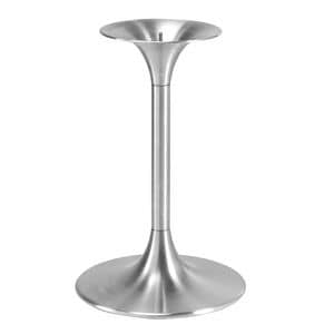 Art.355/1, Round table base in metal with customizable finish
