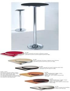 ART. 420, Base made of chromed or painted metal for bar tables