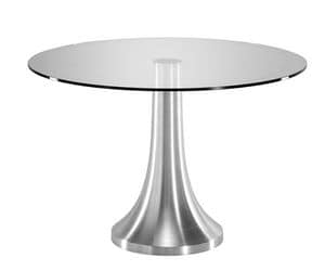 Art.750/AL, Round table base, aluminum frame, for domestic and contract use