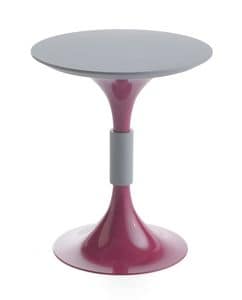 Art.Maind/500, Round table base, metal frame, for contract and domestic use