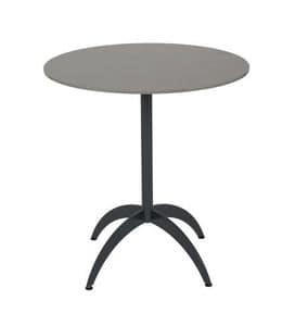 Art.Target, Table base made in round tube with shaped legs