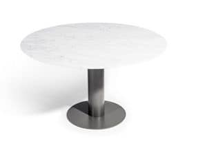 Big, Table base, with round platform and cylindrical stem