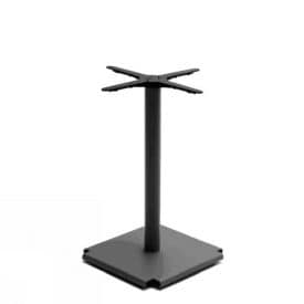 Cross 80 table base, Base for bar table, in painted steel