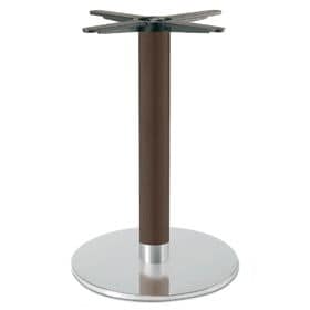 Firenze 9219, Table base for bars, based in steel and solid beech column