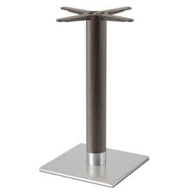 Firenze 9221, Table base for bars, base in steel and solid beech column