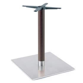 Firenze 9222, Table base for bars, base in steel and solid beech column