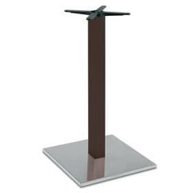 Firenze 9618, Base bar table, steel base and column in solid beech