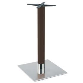 Firenze 9625, Table base for bars, base in steel and solid beech column