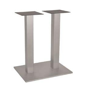 FT 060 Double Column, Base for table, in metal, with 2 columns, for wine bar