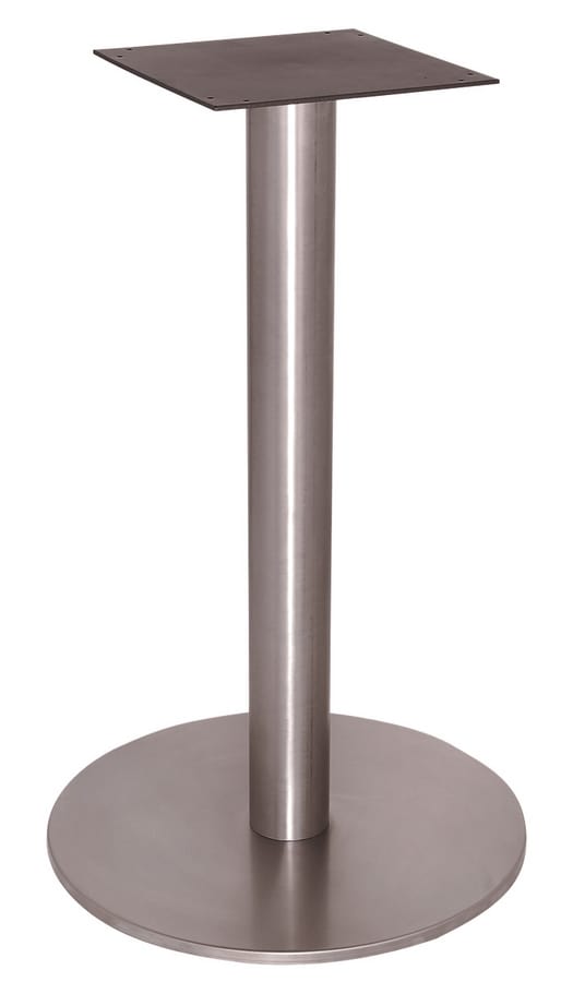 FT 065 SATINATO, Steel table base with round base