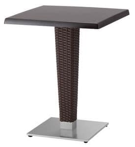 FT 2027, Woven base for table, in cast iron and aluminum