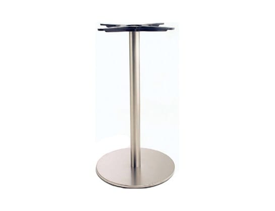 Inox.R 670, Table base in stainless steel