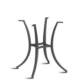 Jazz 69 base for table, Table base, with 4 aluminum curved legs