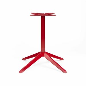 Prisma 62, Aluminum table base, with excellent resistance to atmospheric agents
