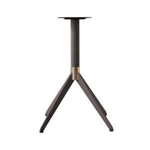 Ring 4R table base, Tripod base for table, in metal