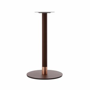 Ring Round table base, Central column table base in metal