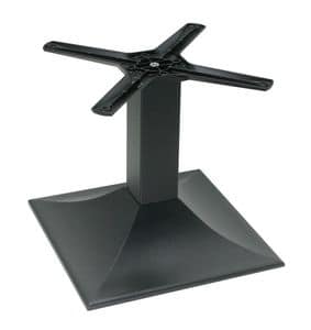 TG01 H.46, Metal coffee table base, for contract use