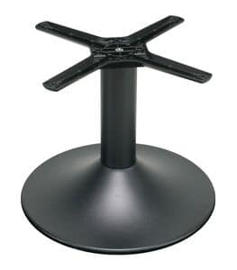 TG02 H.46, Metal low table base, for waiting rooms and hotels