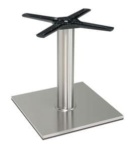 TG21 H.46, Aluminium base for low table, linear forms, for ice cream parlors and coffee shops