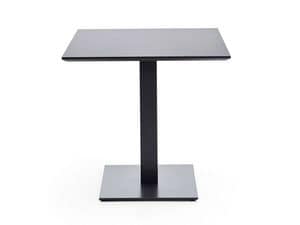 Tight base, Square steel base for bar tables