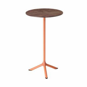 Tripe H110, High table base, in painted metal