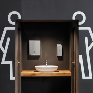 Bathroom accessories, Collection of metal bathroom accessories