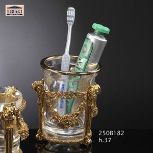 SET BATHROOM IMPERO, Collection of bathroom accessories, in precious materials