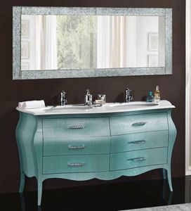 Art. 47-32, Classic style bathroom cabinet, with double sink