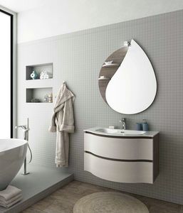 BROADWAY B1, Wall-mounted vanity unit with drawers