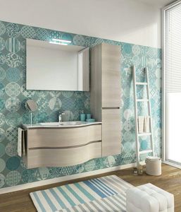 BROADWAY B15, Single wall-mounted vanity unit with drawers
