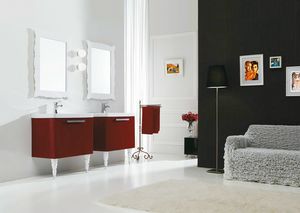 DEC D17, Lacquered vanity unit with drawers